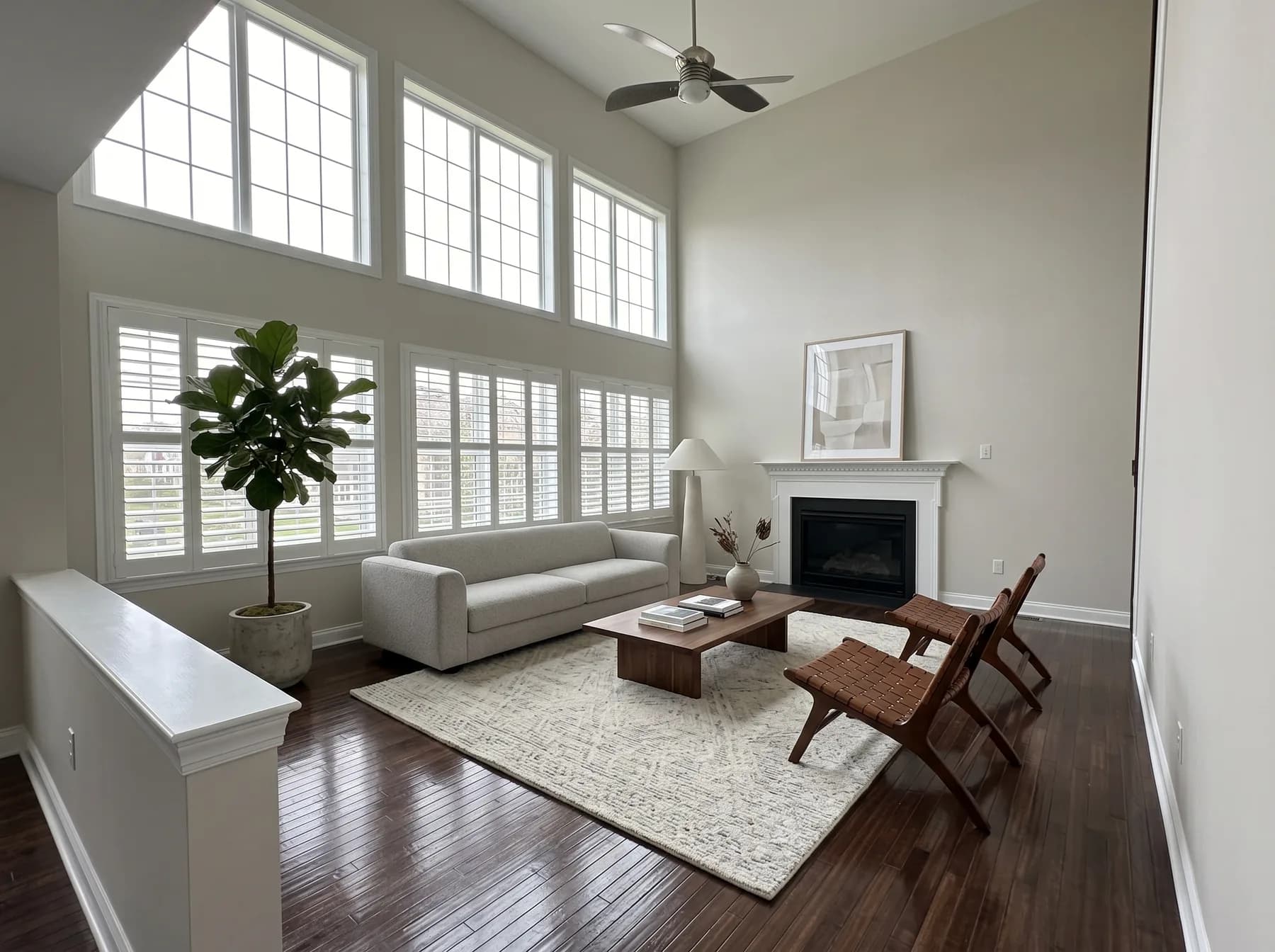 Interior Painting and Trim Refresh in Macungie