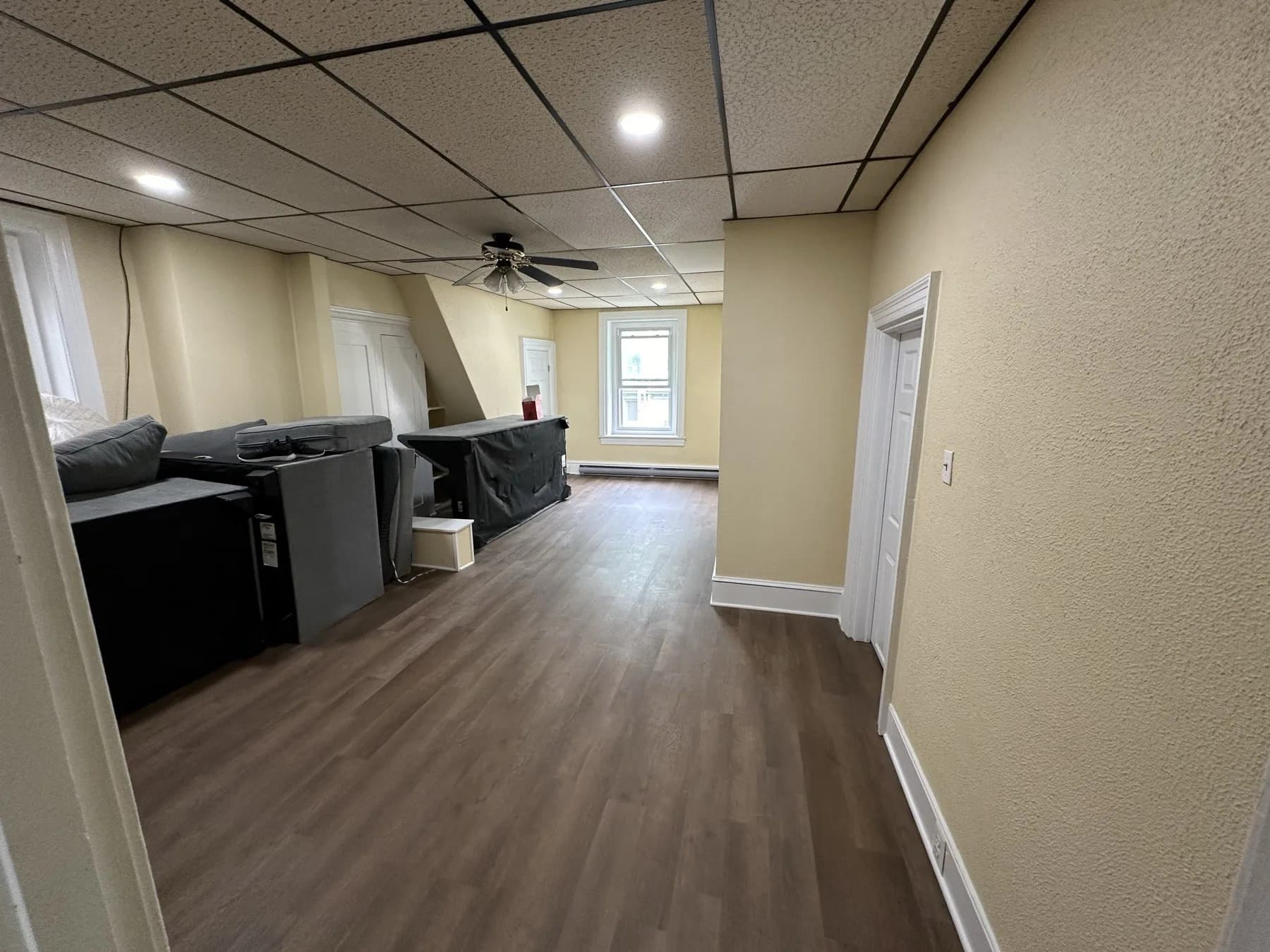 Finished second floor living area after a full house renovation in Slatington PA
