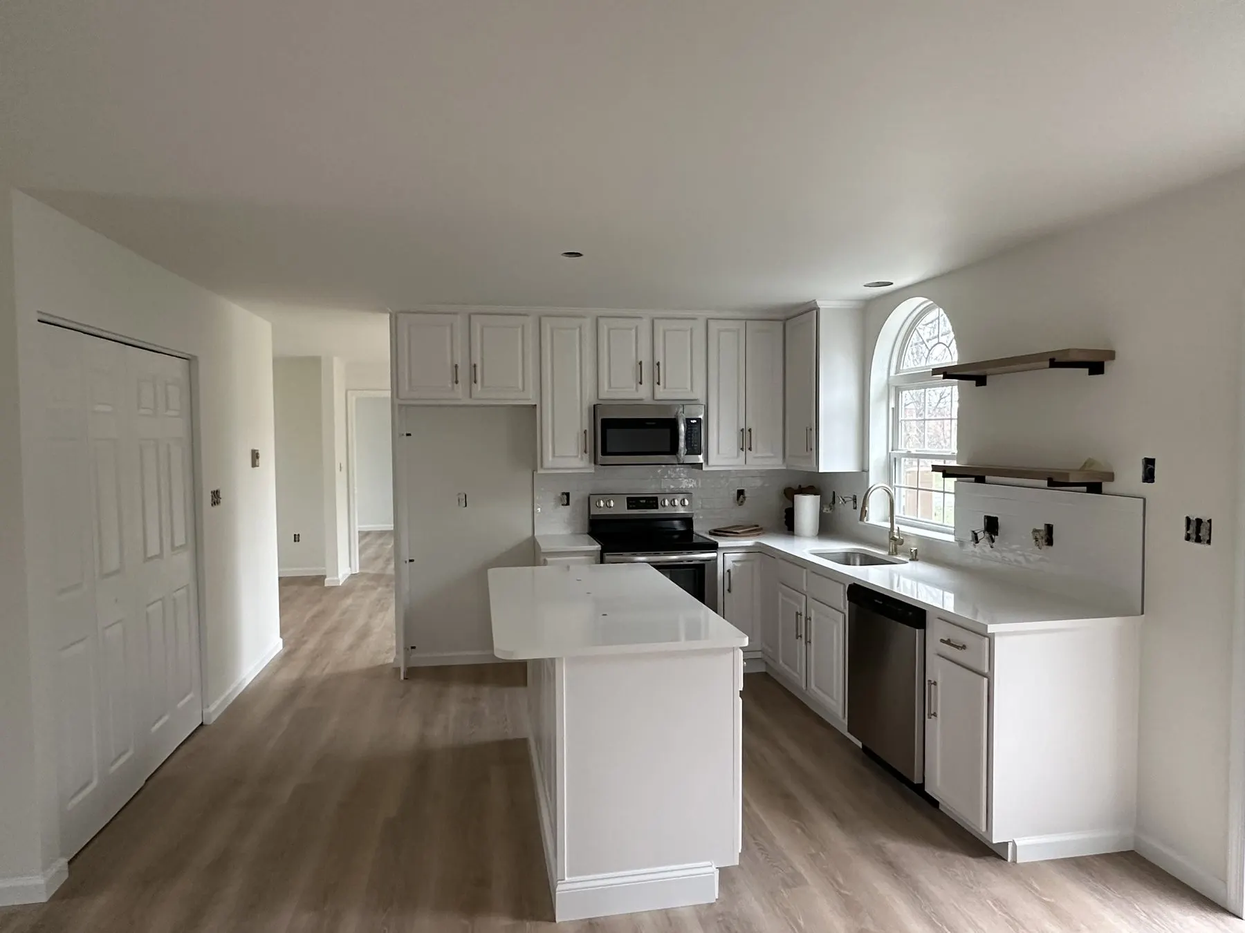 Kitchen, Flooring, and Interior Paint Renovation in Southside Allentown