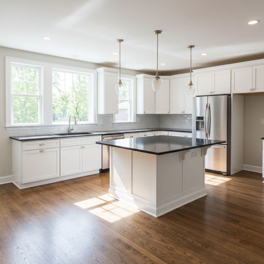 Remodeled kitchen by Vene Construction in Allentown, PA